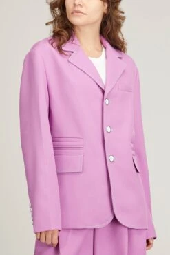 Oversized Unstructured Jacket In Grape 6 Oversized Unstructured Jacket In Grape -Dries Van Noten Shop cjr oversized unstructured jacket in grape 2