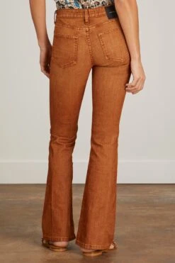 Camila Mid Rise Boot Cut Jean In Rust 7 Camila Mid Rise Boot Cut Jean In Rust -Dries Van Noten Shop cout camila mid rise boot cut jean in rust 3