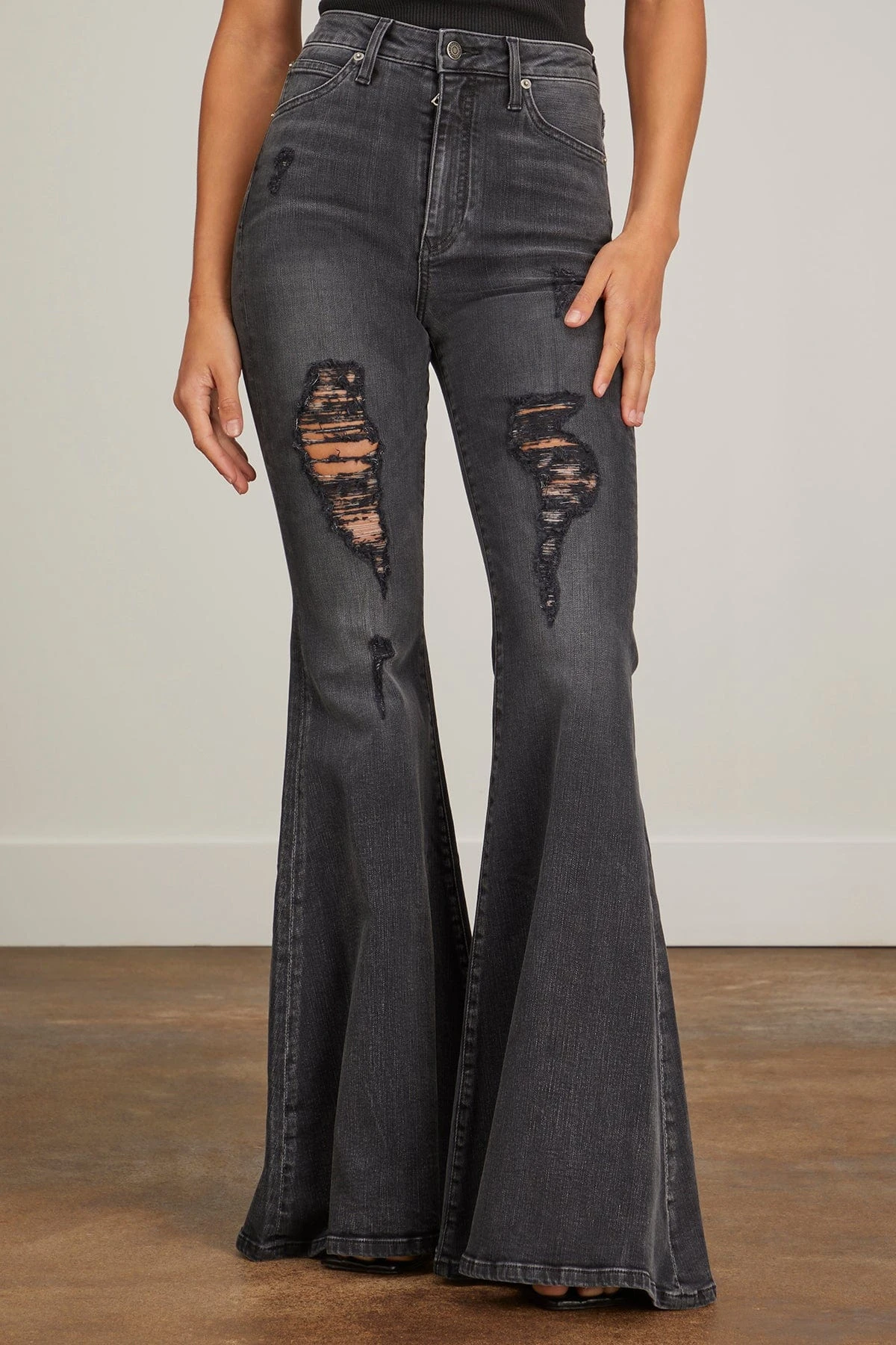 Heidi Stretch Denim Super High Rise Super Bell Jean In Jagger 3 Heidi Stretch Denim Super High Rise Super Bell Jean In Jagger - Image 3
