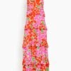 Romily Maxi Dress In Bold Multi Floral