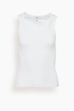 AGOLDE Poppy Tank Top In White