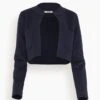 Double Face Cashmere/Wool Jacket In Navy