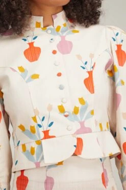 Amoako Jacket In Flower Vase -Dries Van Noten Shop destree amoako jacket in flower vase 4 1