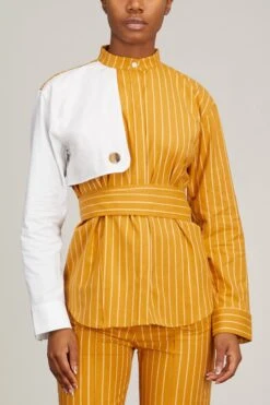 Hans Shirt In Mustard 6 Hans Shirt In Mustard -Dries Van Noten Shop destree hans shirt in mustard 2