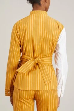 Hans Shirt In Mustard 7 Hans Shirt In Mustard -Dries Van Noten Shop destree hans shirt in mustard 3