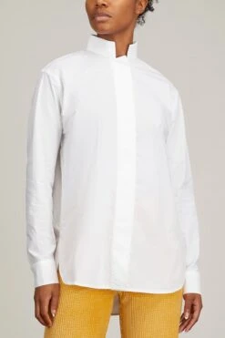 Robert Shirt In White -Dries Van Noten Shop destree robert shirt in white 2