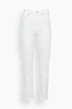 AGOLDE High Rise Stovepipe In Cake