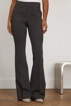 DOROTHEE SCHUMACHER Emotional Essence Pant In Dark Charcoal Grey -Dries Van Noten Shop dorothee EmotionalEssencePantinDarkCharcoalGrey 2