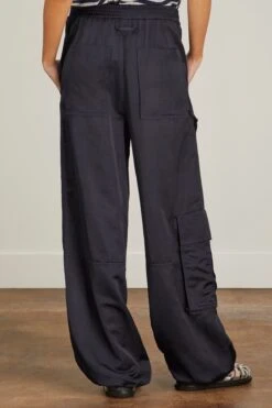 DOROTHEE SCHUMACHER Slouchy Coolness Pants In Dark Blue 7 DOROTHEE SCHUMACHER Slouchy Coolness Pants In Dark Blue -Dries Van Noten Shop dorothee SlouchyCoolnessPantsinDarkBlue 3