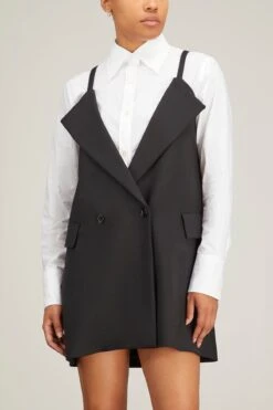 DOROTHEE SCHUMACHER Striking Coolness Dress In Pure Black -Dries Van Noten Shop dorothee schumacher striking coolness dress in pure black 2