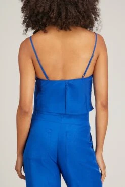 DOROTHEE SCHUMACHER Summer Cruise Top In Royal Blue 7 DOROTHEE SCHUMACHER Summer Cruise Top In Royal Blue -Dries Van Noten Shop dorothee schumacher summer cruise top in royal blue 3