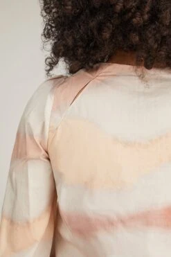 DOROTHEE SCHUMACHER Sunny Dunes Blouse In Pastel Waves -Dries Van Noten Shop dorothee schumacher sunny dunes blouse in pastel waves 4
