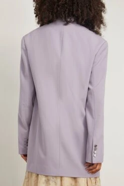 Dries Van Noten Bliss Tuxedo Jacket In Lilac -Dries Van Noten Shop dries BlissTuxedoJacketinLilac 3