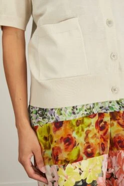 Dries Van Noten Tulie Cardigan In Ecru -Dries Van Noten Shop dries TulieCardiganinEcru 4