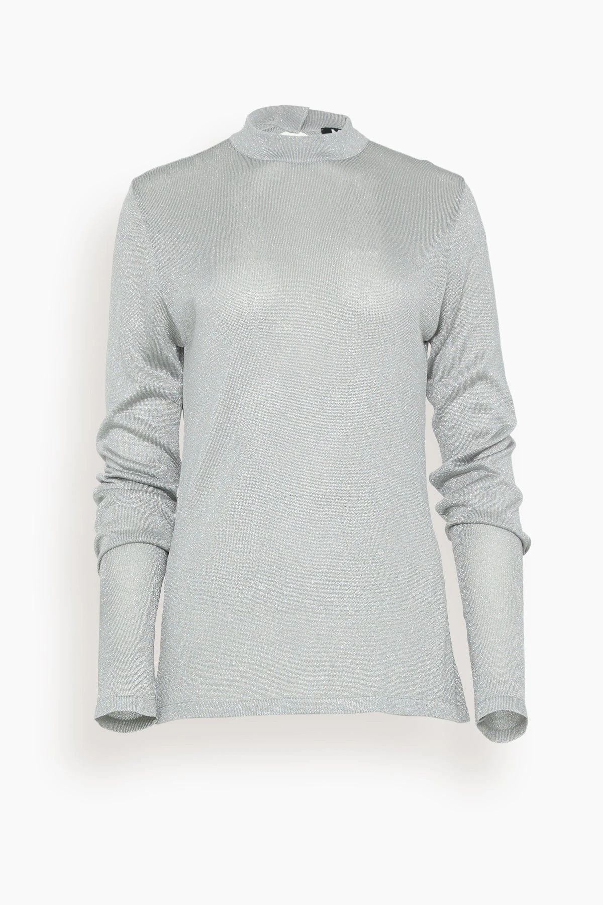 Harlow Lurex Sweater In Silver 1 Harlow Lurex Sweater In Silver