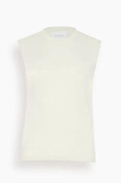 Emma Knit Top In Off White