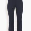 Faye Flare Cropped Pant In Navy
