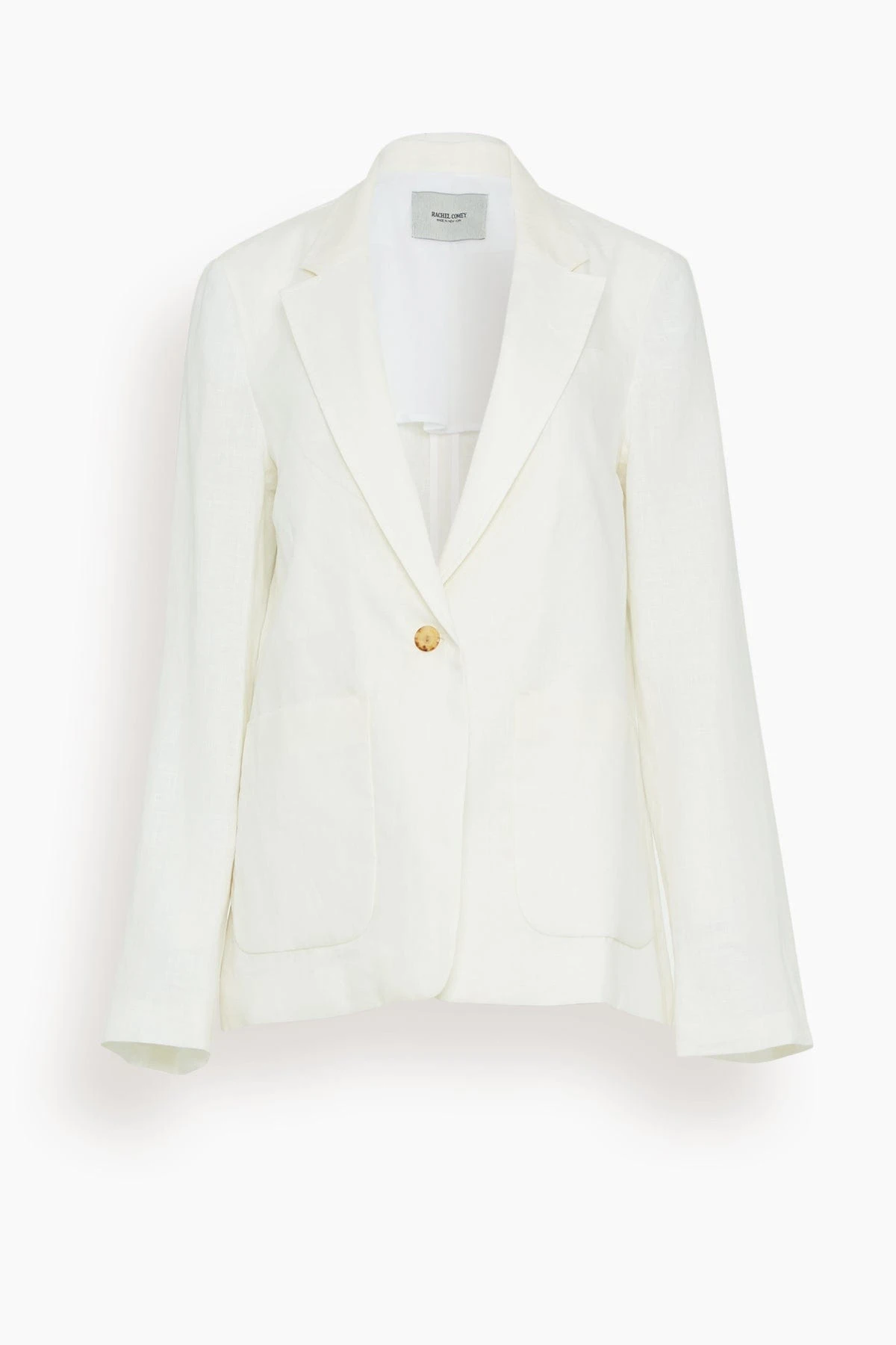 Everson Blazer In White 1 Everson Blazer In White