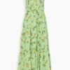 Aisha Maxi Dress In Green Citrus