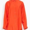 Samsoe Samsoe Alfrida Shirt In Orange