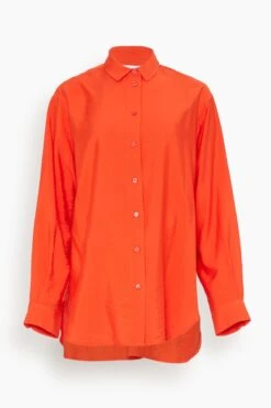 Samsoe Samsoe Alfrida Shirt In Orange