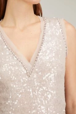 Erdem Denise Sleeveless Ankle Length V-Neck Dress In Ice Pink 9 Erdem Denise Sleeveless Ankle Length V-Neck Dress In Ice Pink -Dries Van Noten Shop erdem DeniseSleevelessAnkleLengthV NeckDressinIcePink 4 1