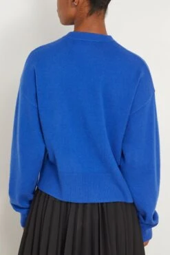 Chou Cardigan In Primary Blue -Dries Van Noten Shop extreme ChouCardiganinPrimaryBlue 3
