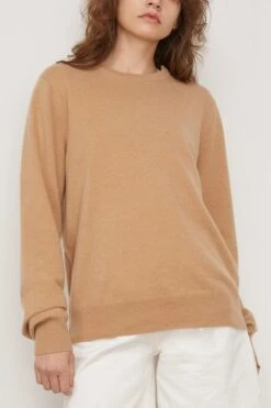 Be Classic Sweater In Camel -Dries Van Noten Shop extremecashmere BeClassicSweaterinCamel 2