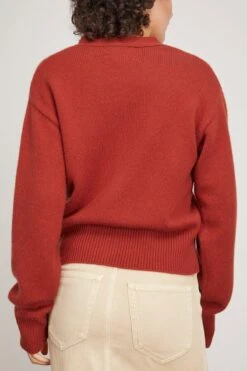 Clover Sweater In Harissa -Dries Van Noten Shop extremecashmere CloverSweaterinHarissa 3