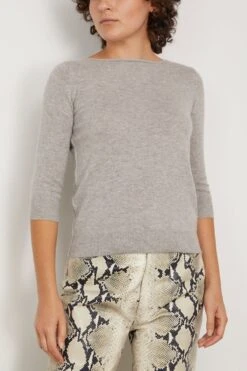 Sweet Sweater In Grey -Dries Van Noten Shop extremecashmere SweetSweaterinGrey 2