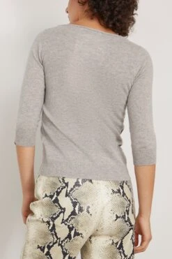 Sweet Sweater In Grey -Dries Van Noten Shop extremecashmere SweetSweaterinGrey 3