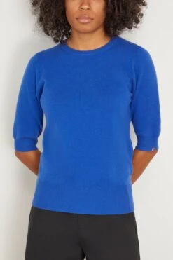Well Sweater In Primary Blue -Dries Van Noten Shop extremecashmere WellSweaterinPrimaryBlue 2
