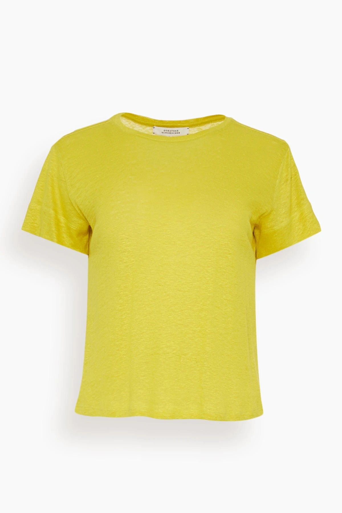 DOROTHEE SCHUMACHER Natural Ease Shirt In Smokey Yellow 1 DOROTHEE SCHUMACHER Natural Ease Shirt In Smokey Yellow