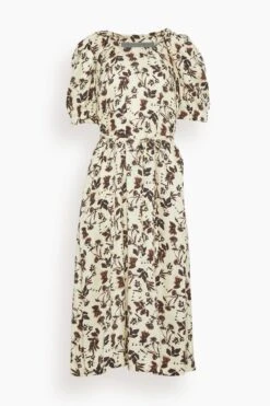 Darling Dress In Cream Flower