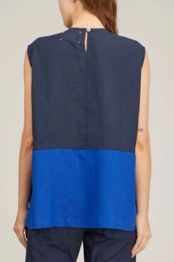 Granna Blouse In Midnight/Cobalt -Dries Van Noten Shop fabiana GrannaBlouseinMidnightCobalt 3