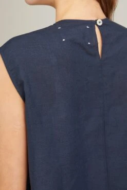 Granna Blouse In Midnight/Cobalt -Dries Van Noten Shop fabiana GrannaBlouseinMidnightCobalt 4