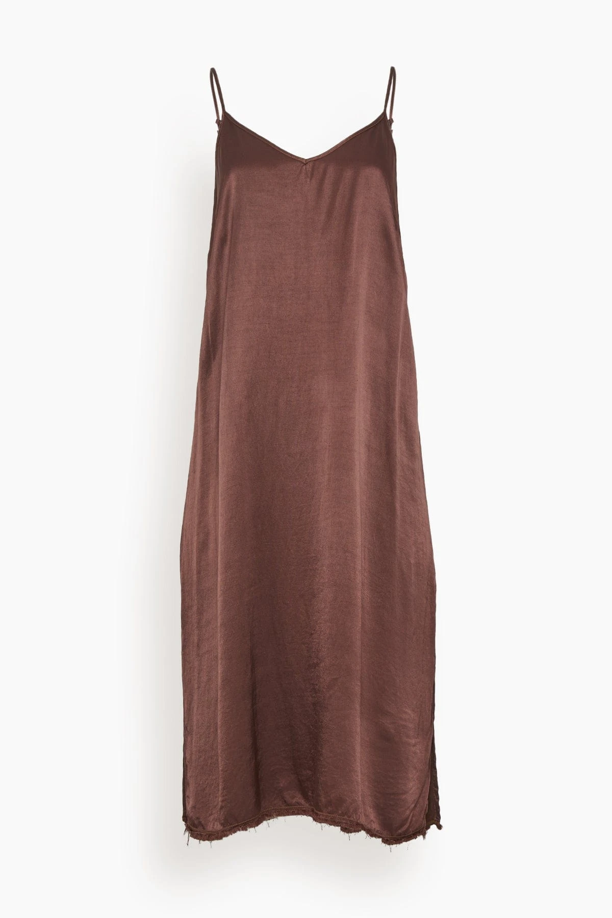 Eve Slip Dress In Chocolate 1 Eve Slip Dress In Chocolate