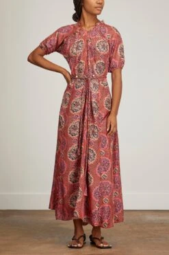 Alina Dress In Kari -Dries Van Noten Shop hannah AlinaDressinKari 2