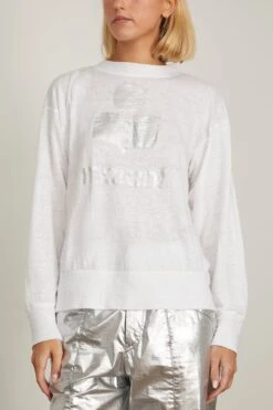 Klowia Tee In White -Dries Van Noten Shop isabel marant etoile klowia tee in white 2