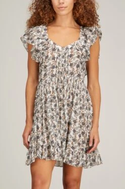 Godrana Dress In Khaki -Dries Van Noten Shop isabel marant godrana dress in khaki 2