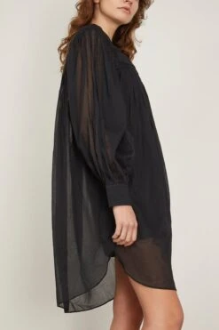 Plana Dress In Black -Dries Van Noten Shop isabelmarantetoile PlanaDressinBlack 2