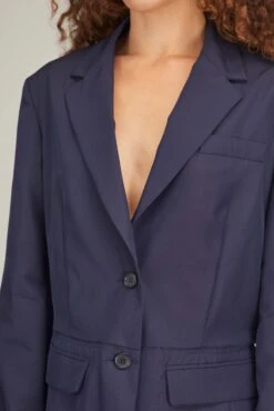 JW Anderson Deconstructed Jacket In Navy -Dries Van Noten Shop jw anderson deconstructed jacket in navy 4 1