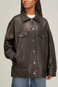 Grizzo Jacket In Black -Dries Van Noten Shop khaite grizzo jacket in black 2