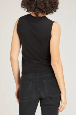 Emma Knit Top In Black 7 Emma Knit Top In Black -Dries Van Noten Shop la collection emma knit top in black 3