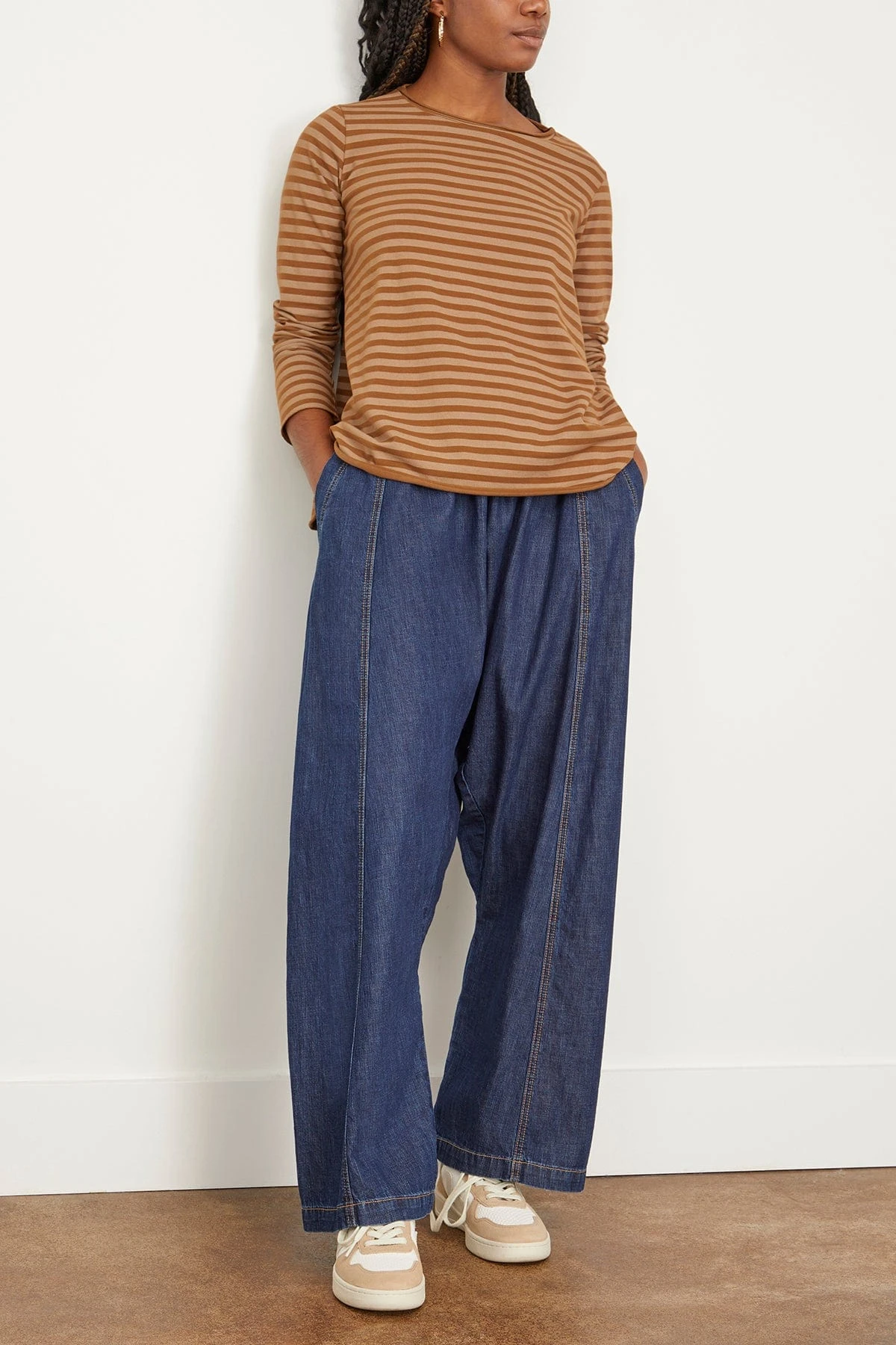 Maglia Jeppe Striped Dain In Cumino 2 Maglia Jeppe Striped Dain In Cumino - Image 2