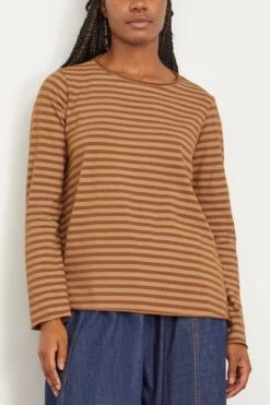 Maglia Jeppe Striped Dain In Cumino 6 Maglia Jeppe Striped Dain In Cumino -Dries Van Noten Shop labo.art MagliaJeppeStripedDaininCumino 2