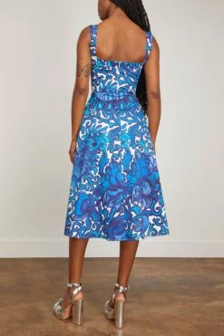 Sophia Dress In Anemone -Dries Van Noten Shop ladoublej SophiaDressinAnemone 3