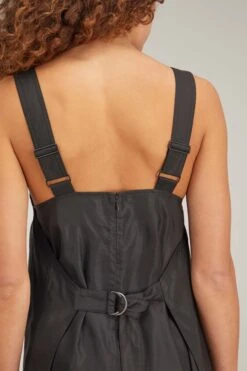 Lola Apron Dress In Black -Dries Van Noten Shop lee mathews lola apron dress in black 4 1