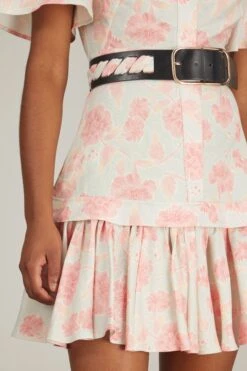 Beatrice Short Sleeve Mini Dress In Anemone Print In Rouge 9 Beatrice Short Sleeve Mini Dress In Anemone Print In Rouge -Dries Van Noten Shop leolin BeatriceShortSleeveMiniDressinAnemonePrintinRougeBeatriceShortSleeveMiniDressinAnemonePrintinRouge 4