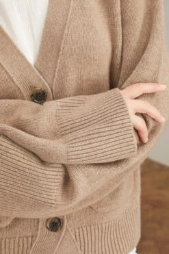 Danni Cardigan In Mole -Dries Van Noten Shop lisa yang danni cardigan in mole 4 1